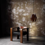 Ainsbrook Wood Pendant Light-Moonnatur
