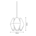 Ainsbrook Wood Pendant Light-Moonnatur