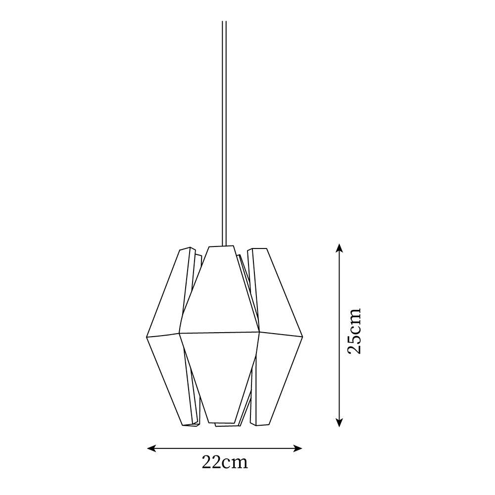 Ainsbrook Wood Pendant Light-Moonnatur
