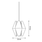 Ainsbrook Wood Pendant Light-Moonnatur