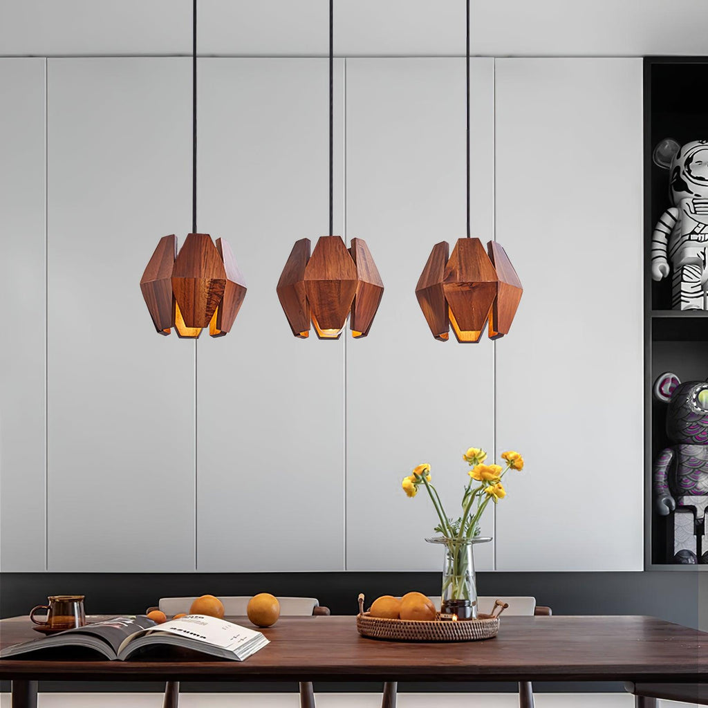 Ainsbrook Wood Pendant Light-Moonnatur
