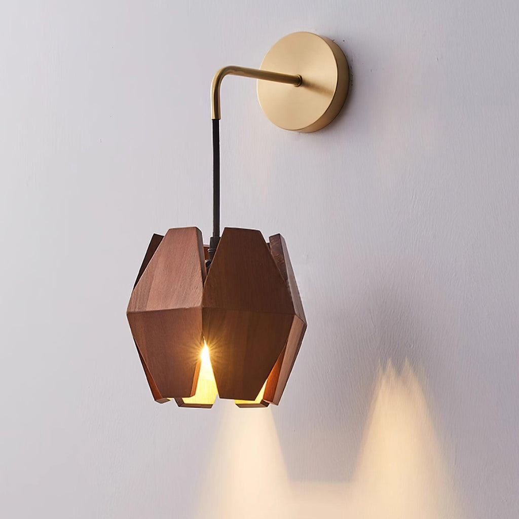 Aberdale Wood Wall Light-Moonnatur