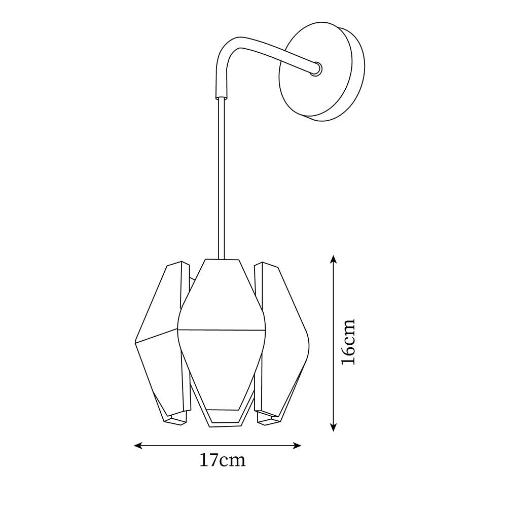 Aberdale Wood Wall Light-Moonnatur