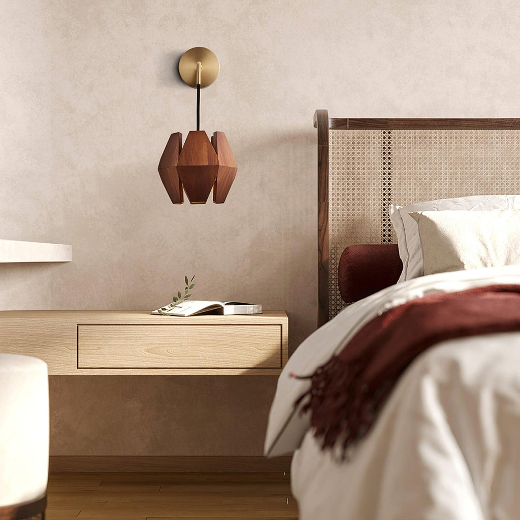 Aberdale Wood Wall Light-Moonnatur