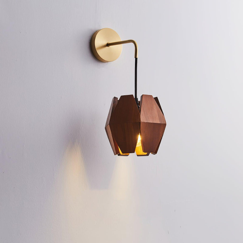 Aberdale Wood Wall Light-Moonnatur