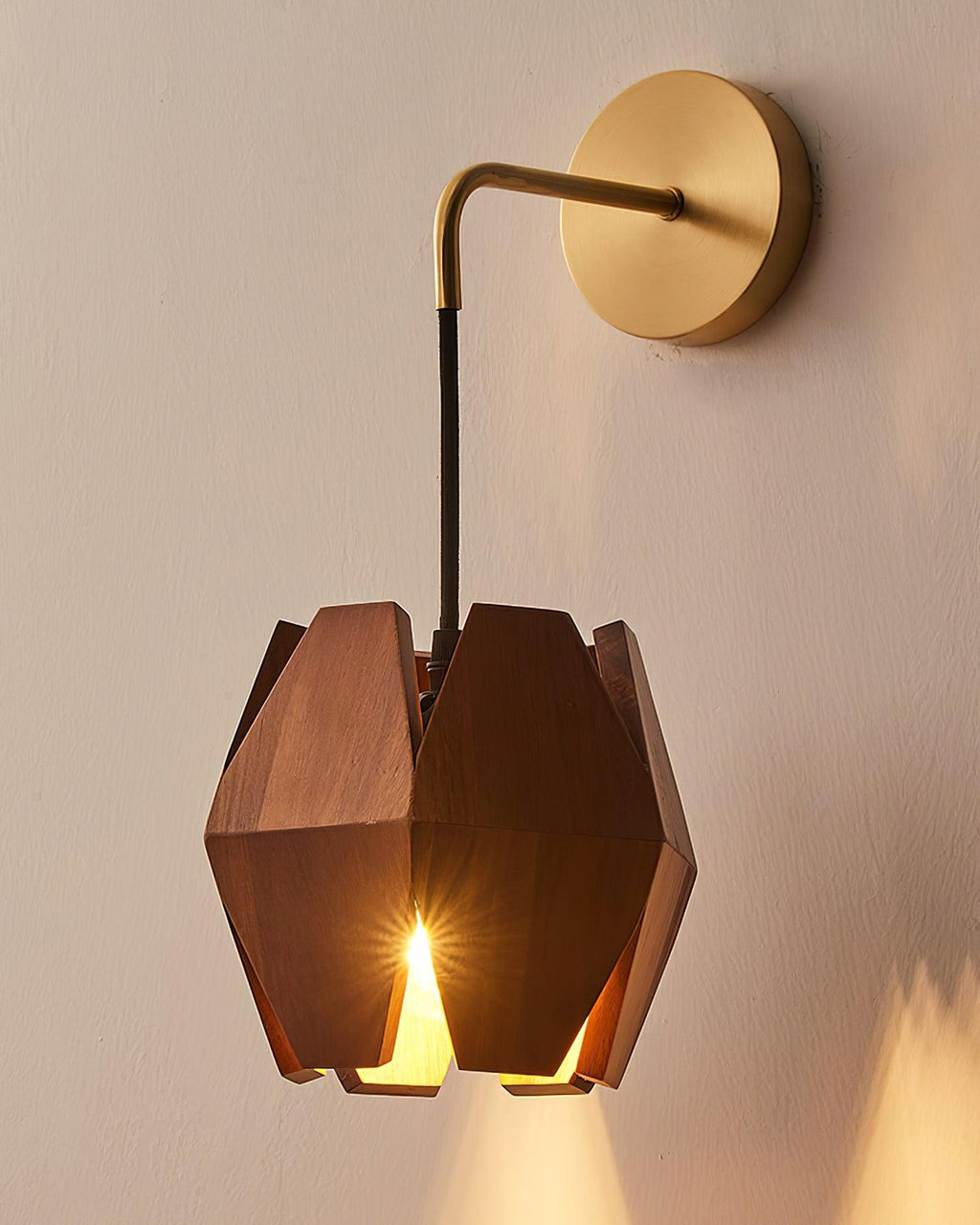Aberdale Wood Wall Light-Moonnatur