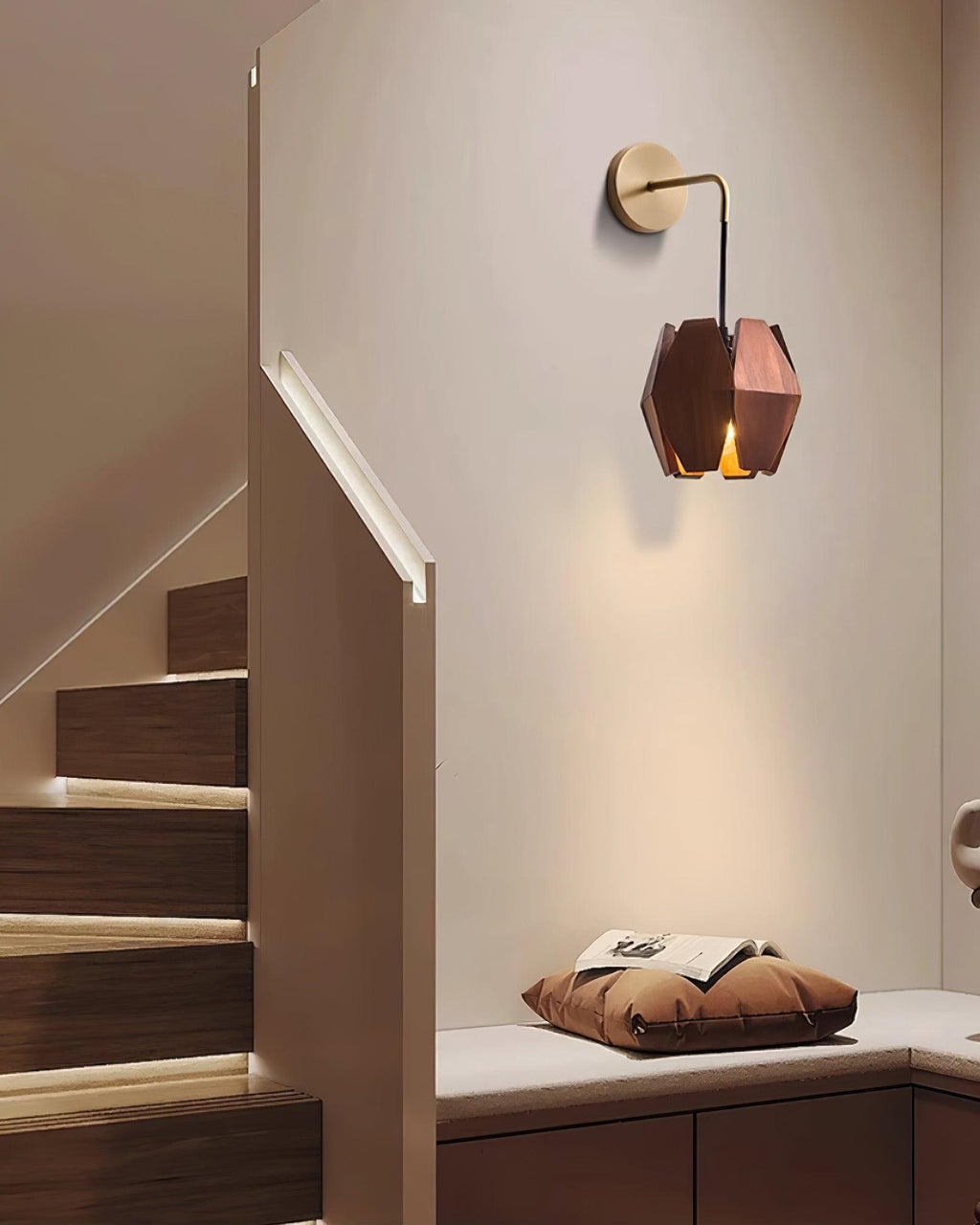 Aberdale Wood Wall Light-Moonnatur