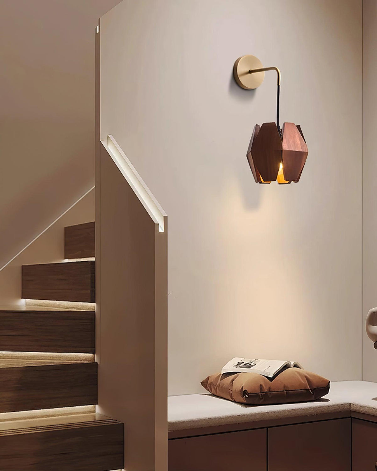 Aberdale Wood Wall Light-Moonnatur