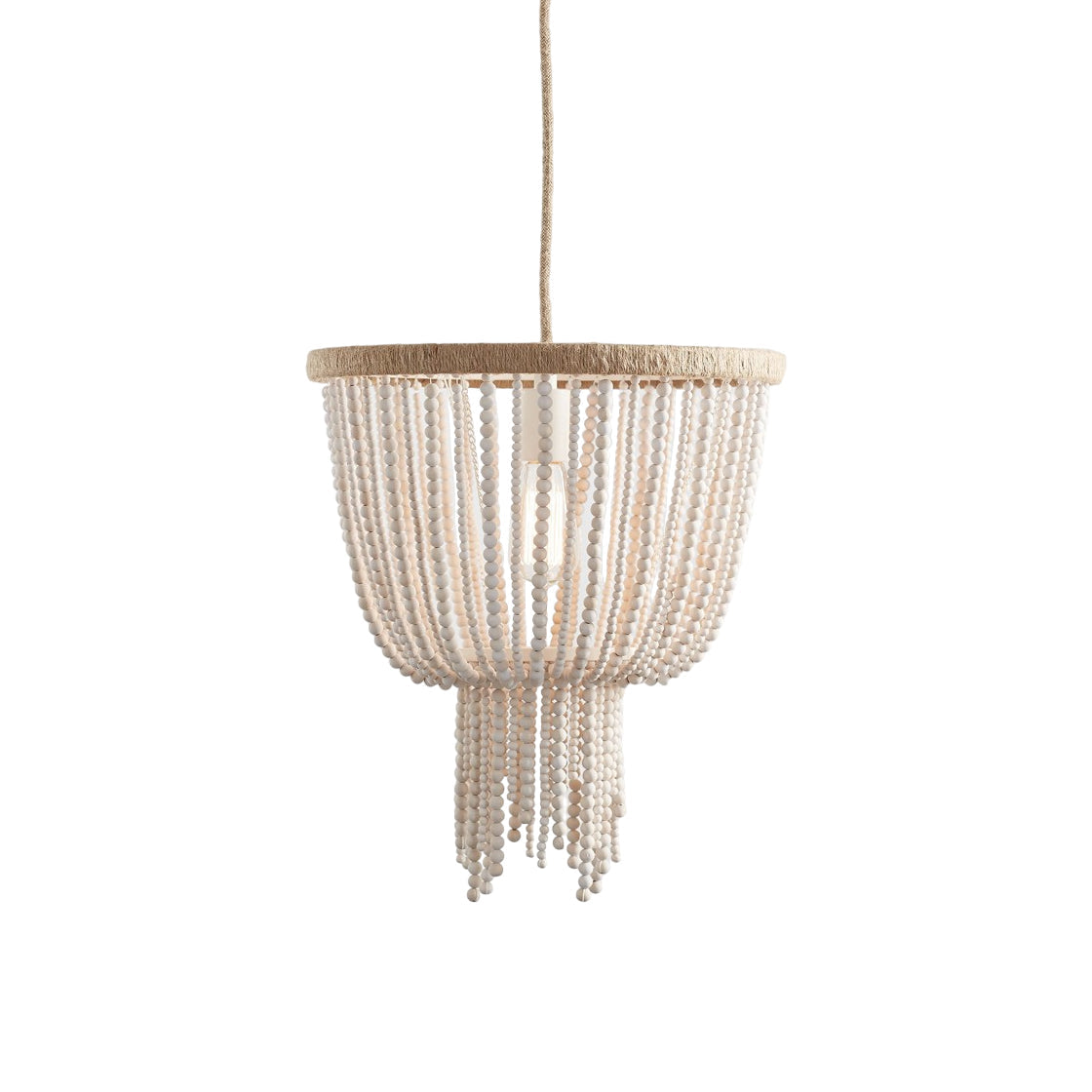 Faldenenelle Wood Chandelier-Moonnatur