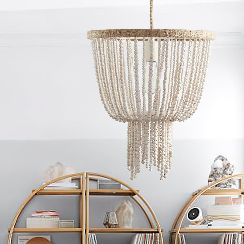 Faldenenelle Wood Chandelier-Moonnatur