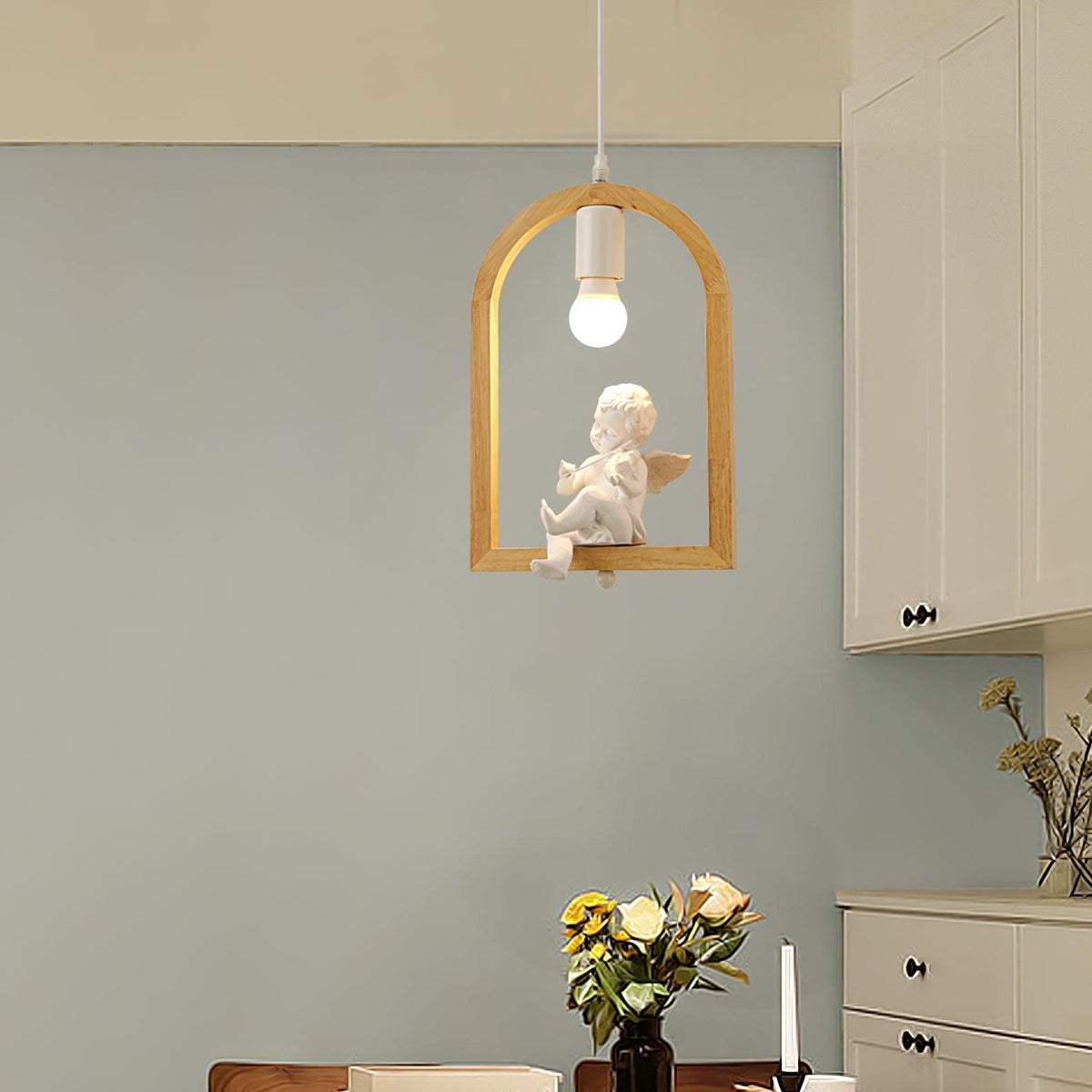 Arlenia Resin Pendant Light-Moonnatur