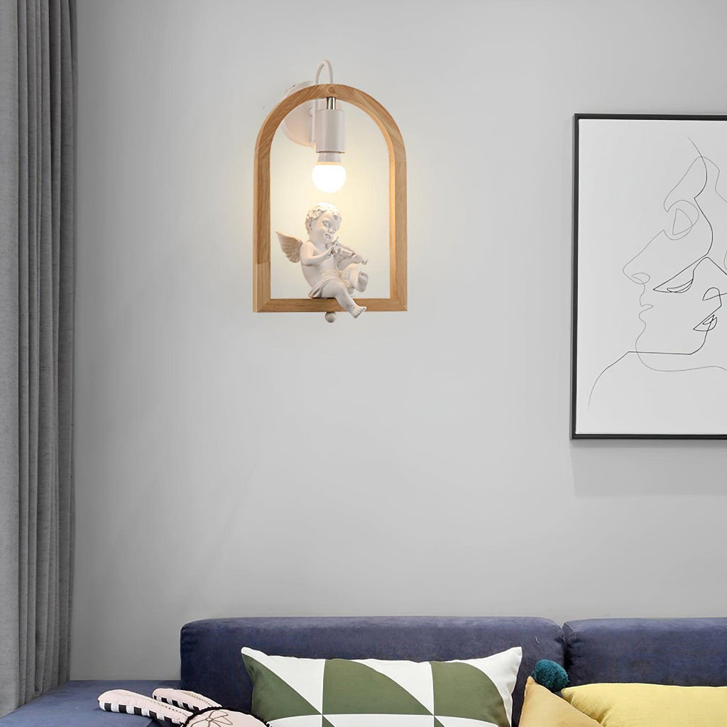 Verdenwyn Resin Wall Light-Moonnatur