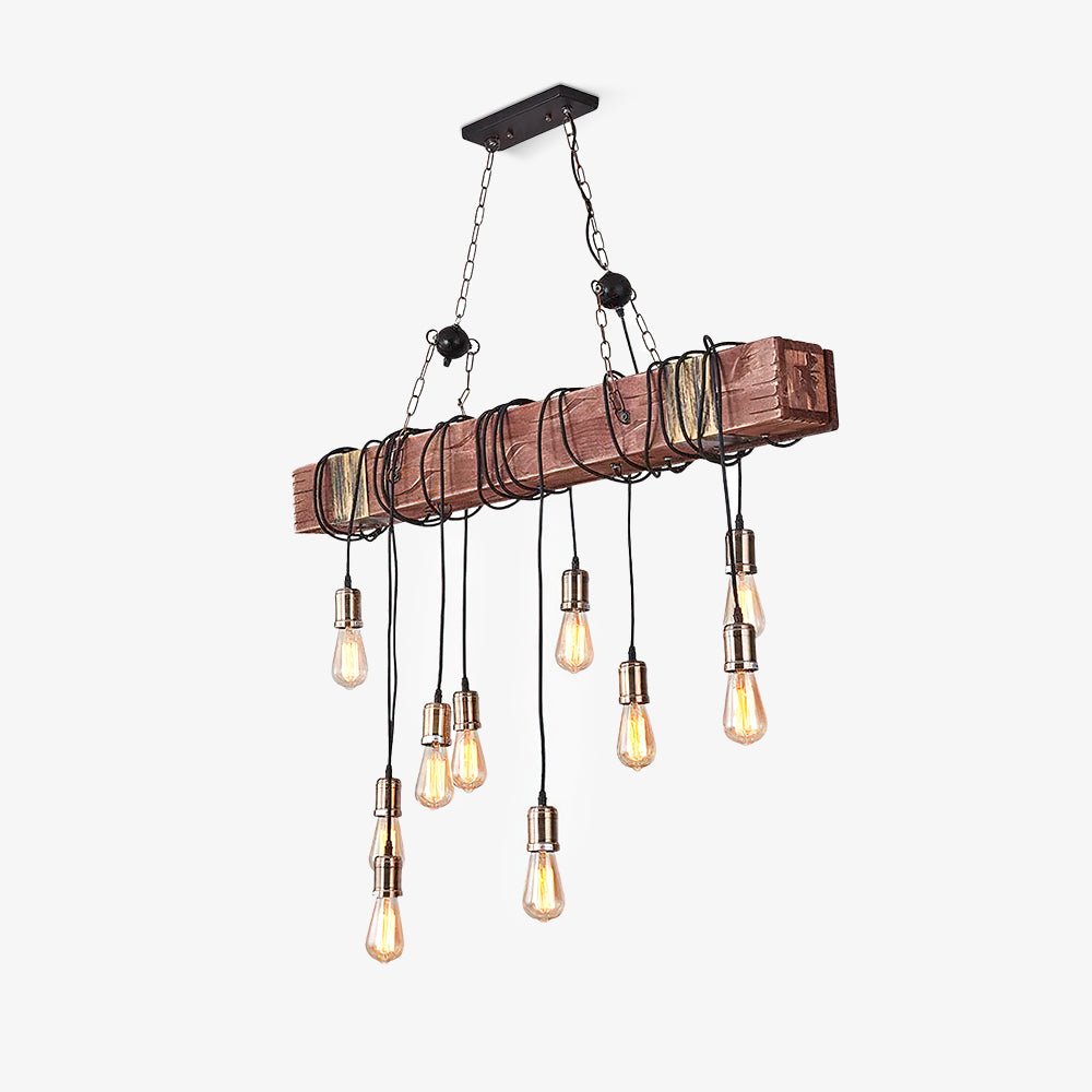 Elrenina Wood Chandelier-Moonnatur