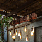 Elrenina Wood Chandelier-Moonnatur