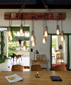 Elrenina Wood Chandelier-Moonnatur