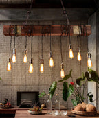 Elrenina Wood Chandelier-Moonnatur