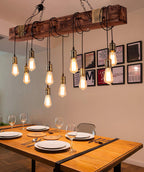 Elrenina Wood Chandelier-Moonnatur