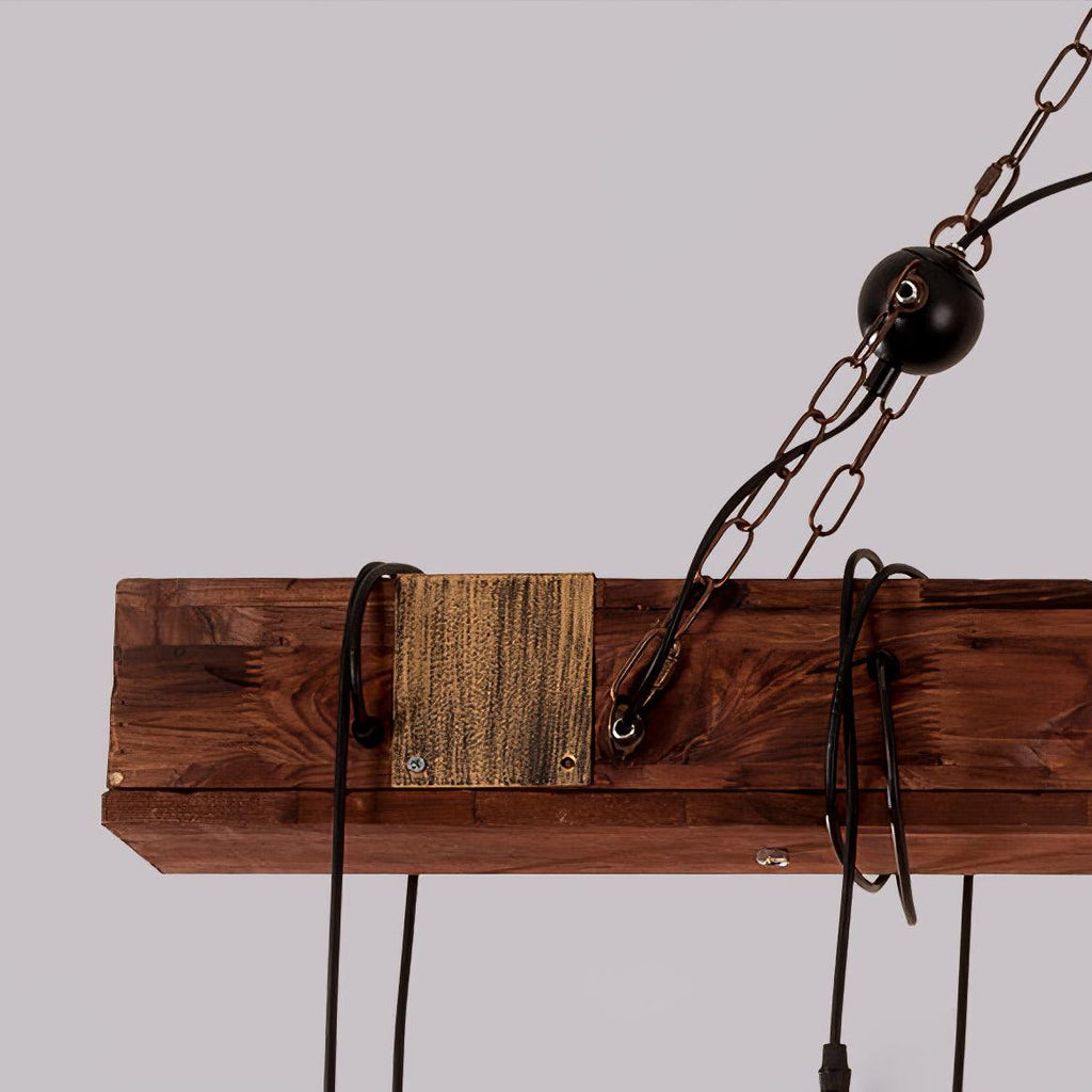 Elrenina Wood Chandelier-Moonnatur