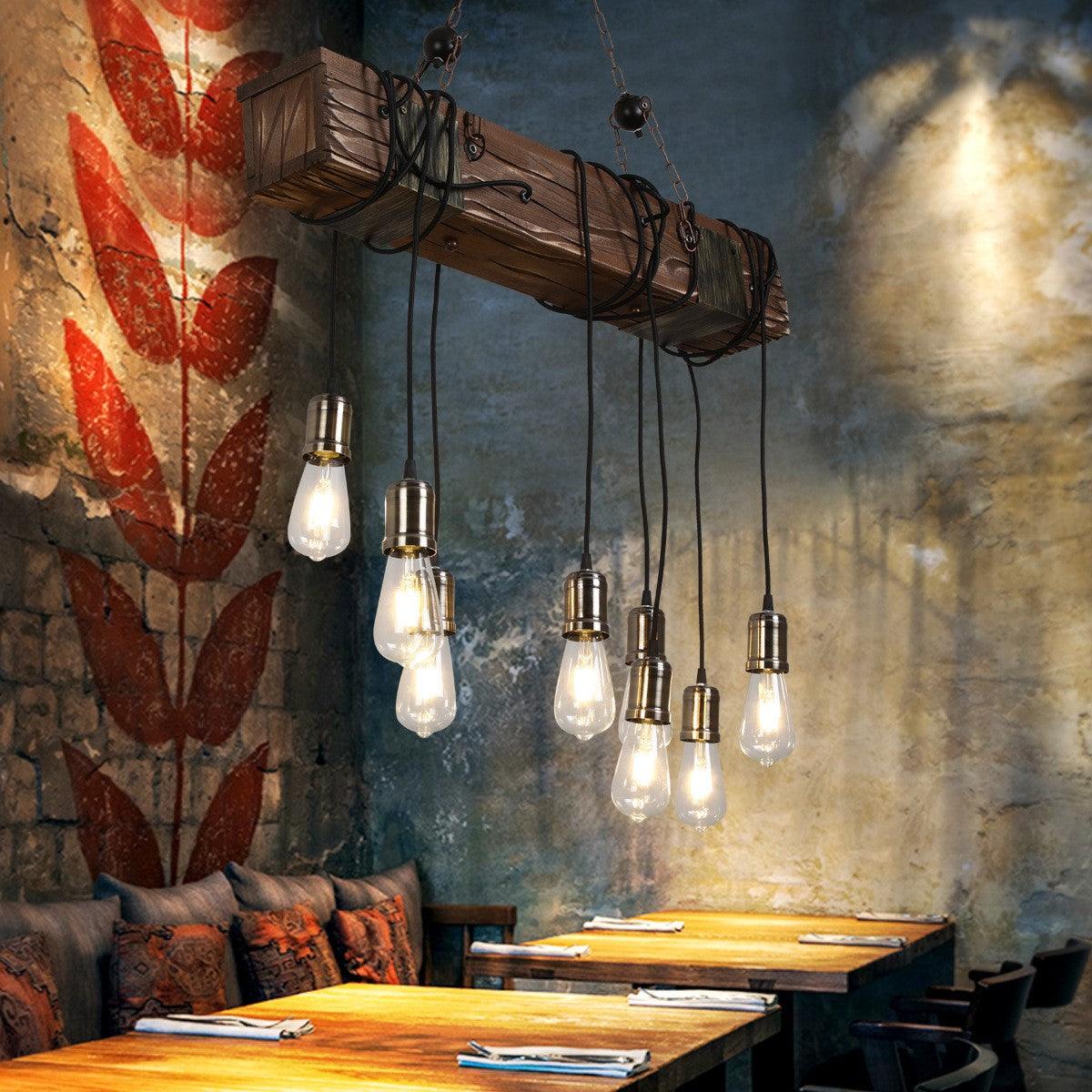 Elrenina Wood Chandelier-Moonnatur