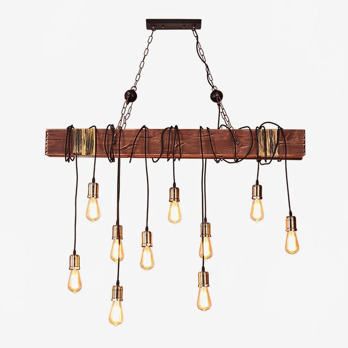 Elrenina Wood Chandelier-Moonnatur