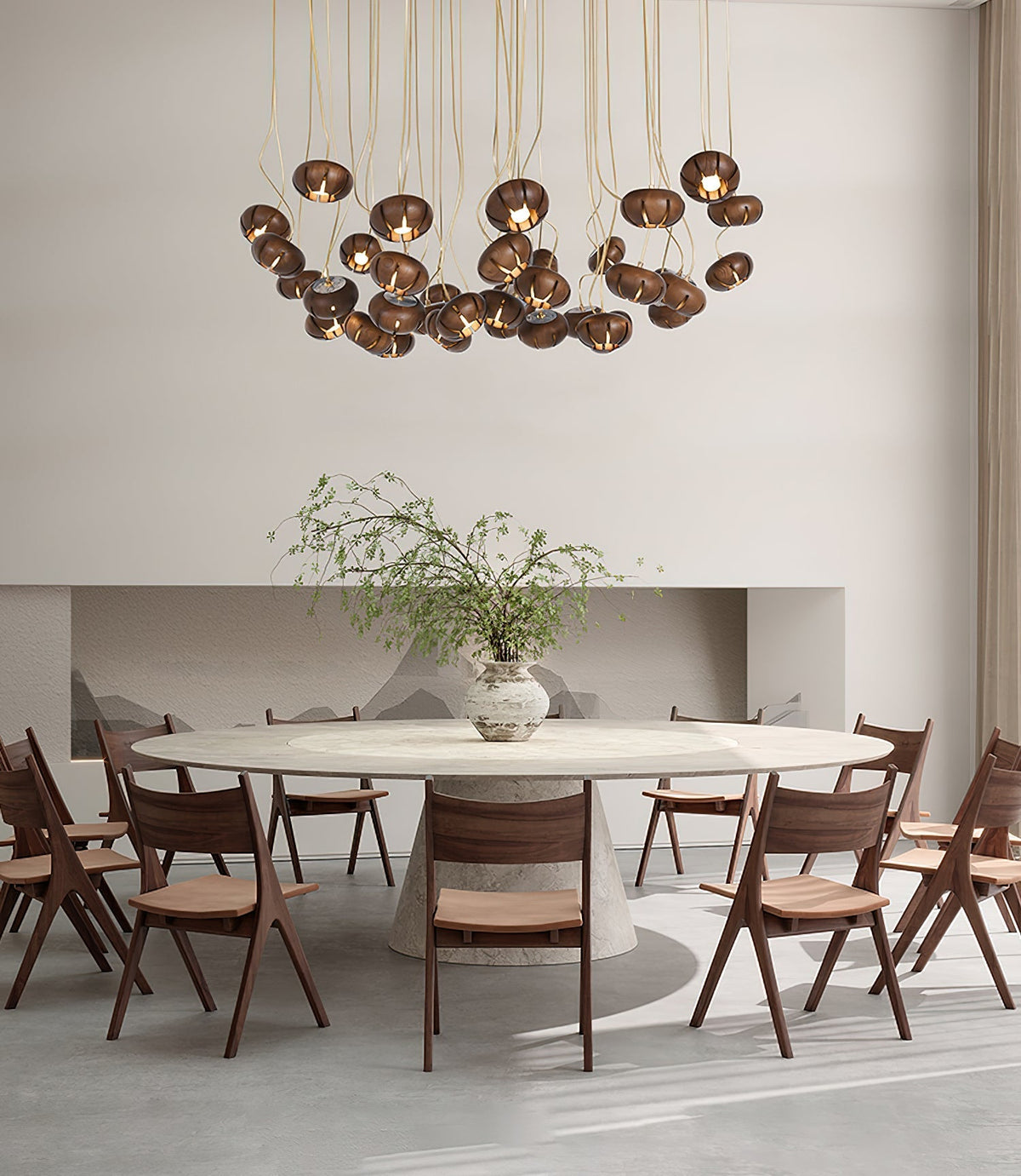 Ulvenora Marble Pendant Light-Moonnatur