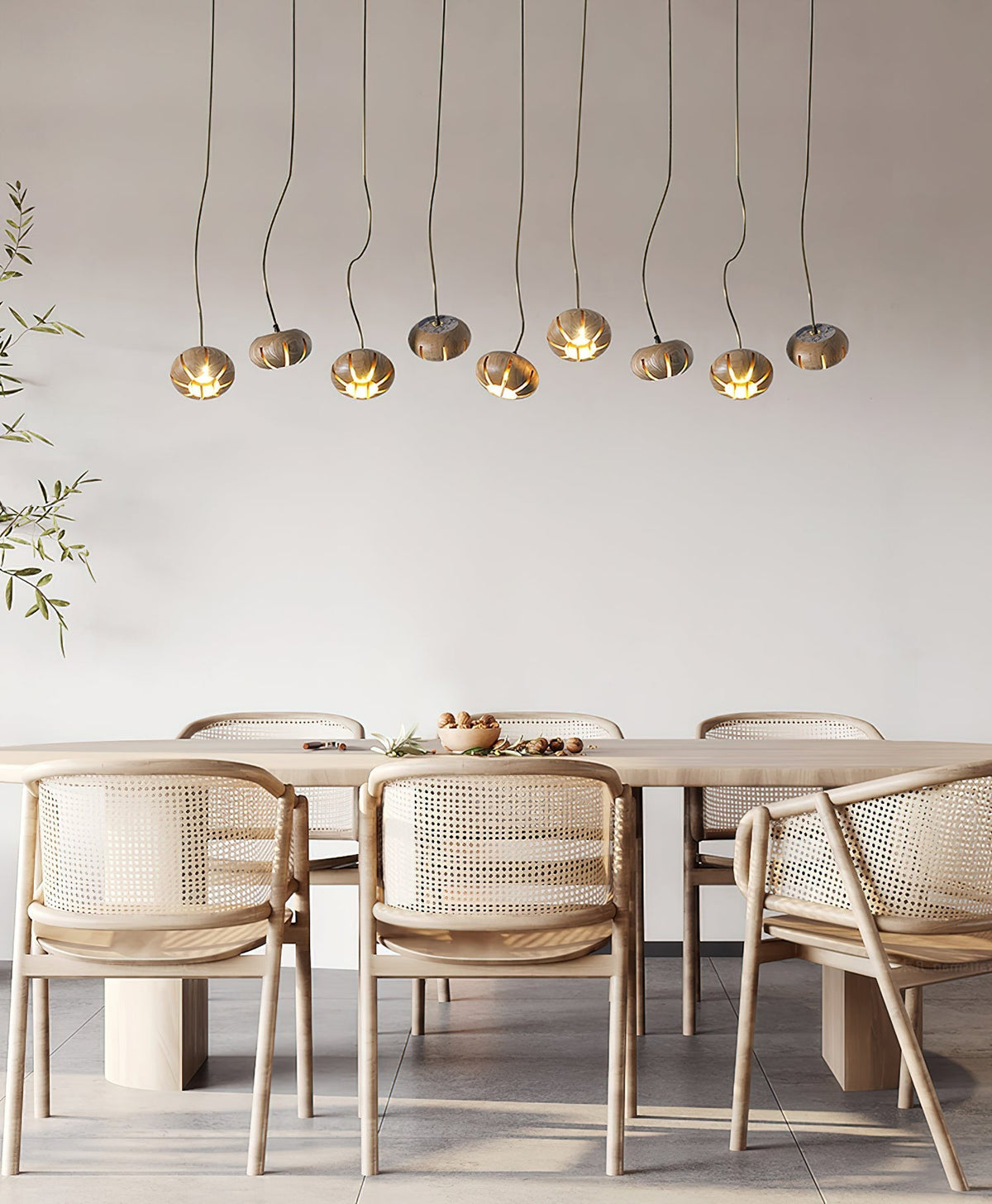 Ulvenora Marble Pendant Light-Moonnatur