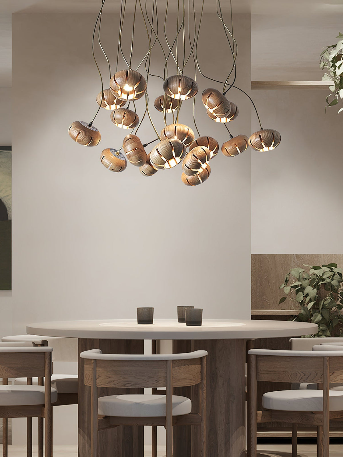 Ulvenora Marble Pendant Light-Moonnatur