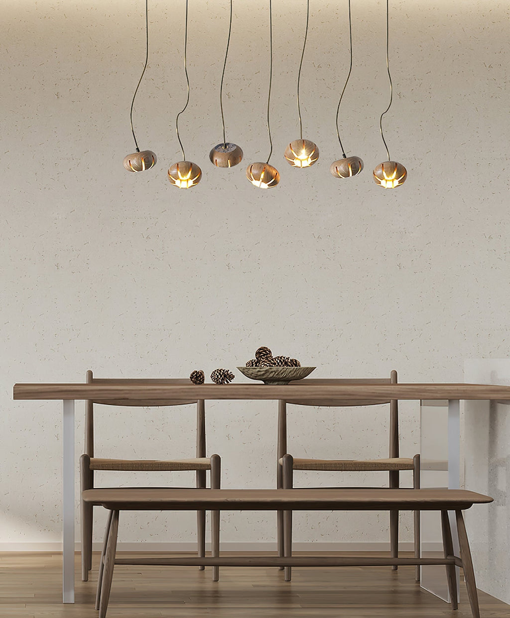 Ulvenora Marble Pendant Light-Moonnatur