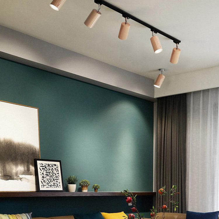 Selvenlark Wood Ceiling Light-Moonnatur