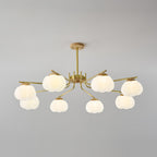 Morrelgrove Rubberwood Chandelier-Moonnatur