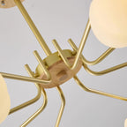 Morrelgrove Rubberwood Chandelier-Moonnatur