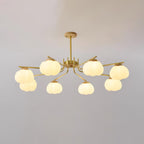 Morrelgrove Rubberwood Chandelier-Moonnatur