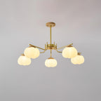 Morrelgrove Rubberwood Chandelier-Moonnatur