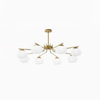 Morrelgrove Rubberwood Chandelier-Moonnatur