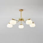 Morrelgrove Rubberwood Chandelier-Moonnatur