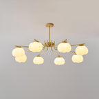 Morrelgrove Rubberwood Chandelier-Moonnatur