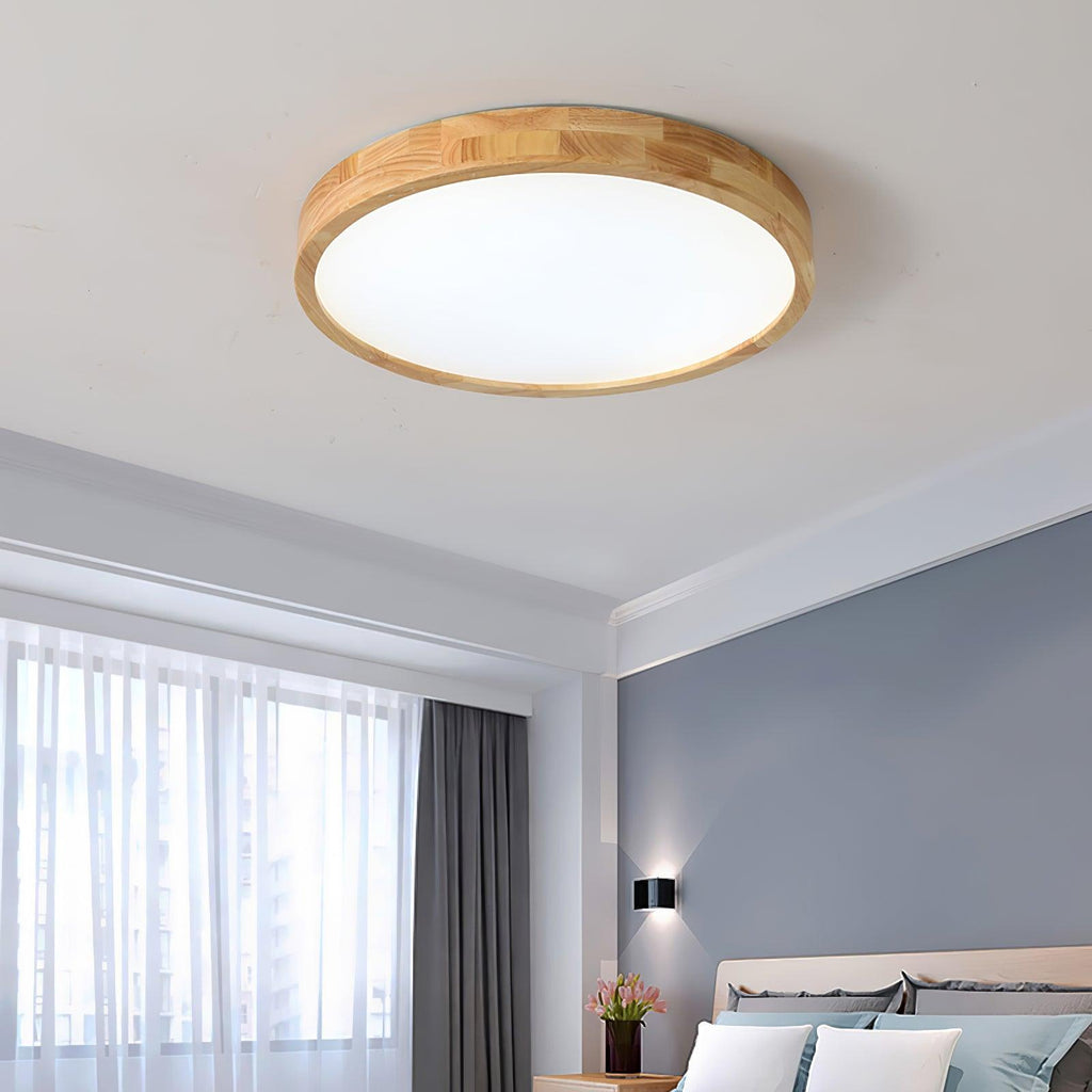 Kaelella Rubberwood Ceiling Light-Moonnatur