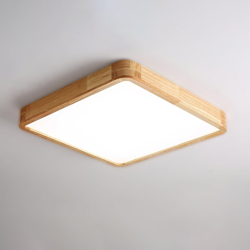 Kaelella Rubberwood Ceiling Light-Moonnatur