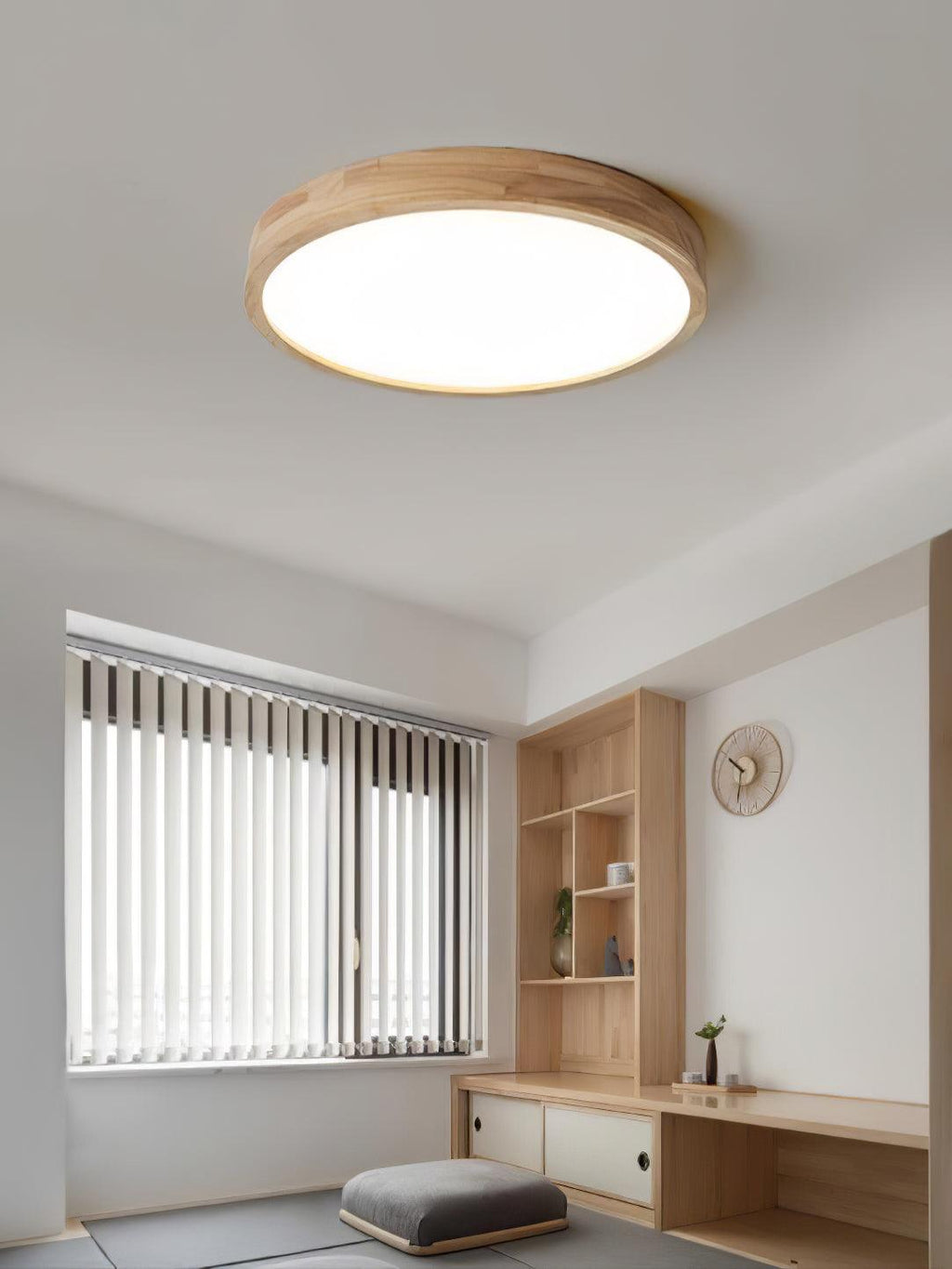 Kaelella Rubberwood Ceiling Light-Moonnatur