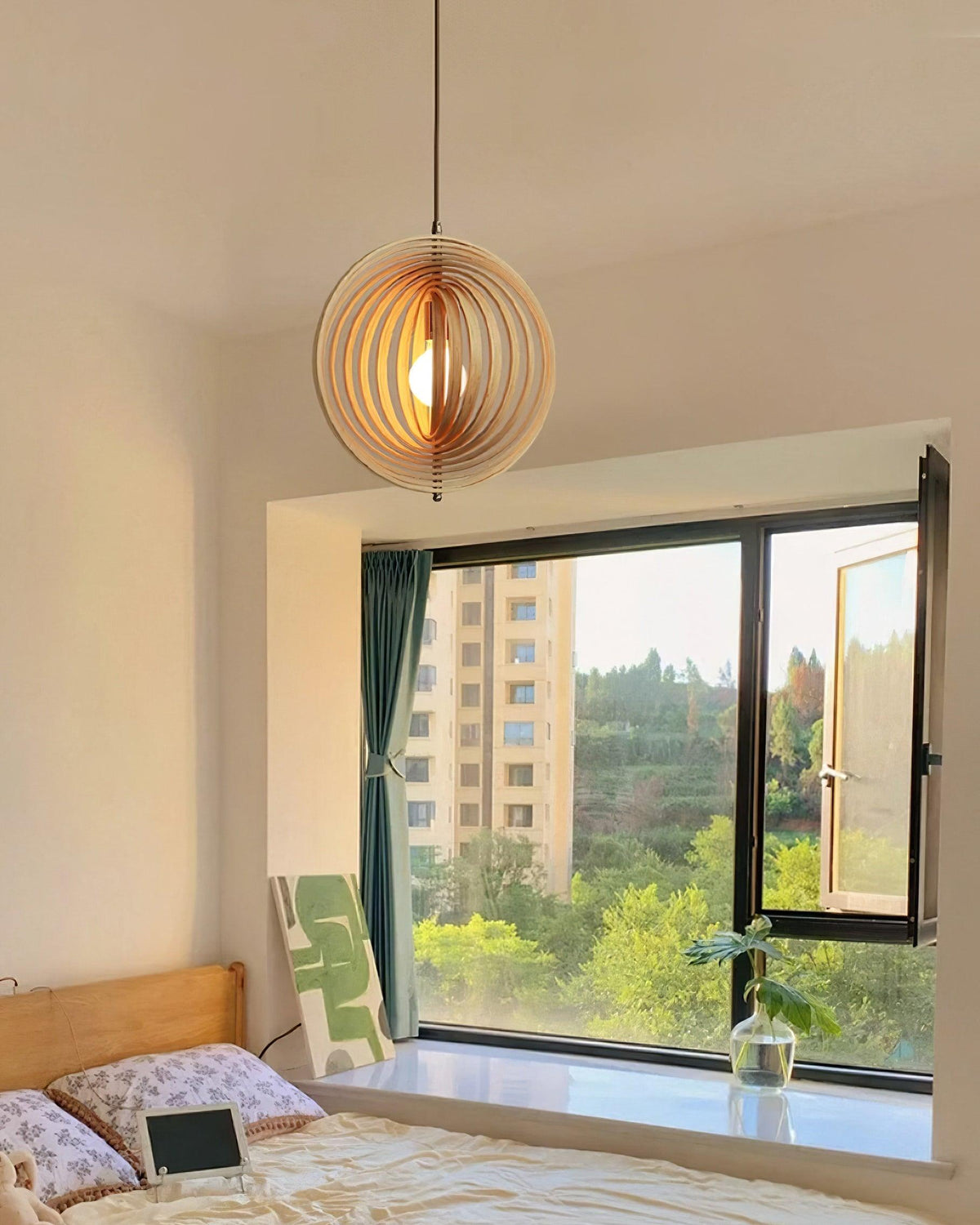 Jardenbrook Wood Pendant Light-Moonnatur