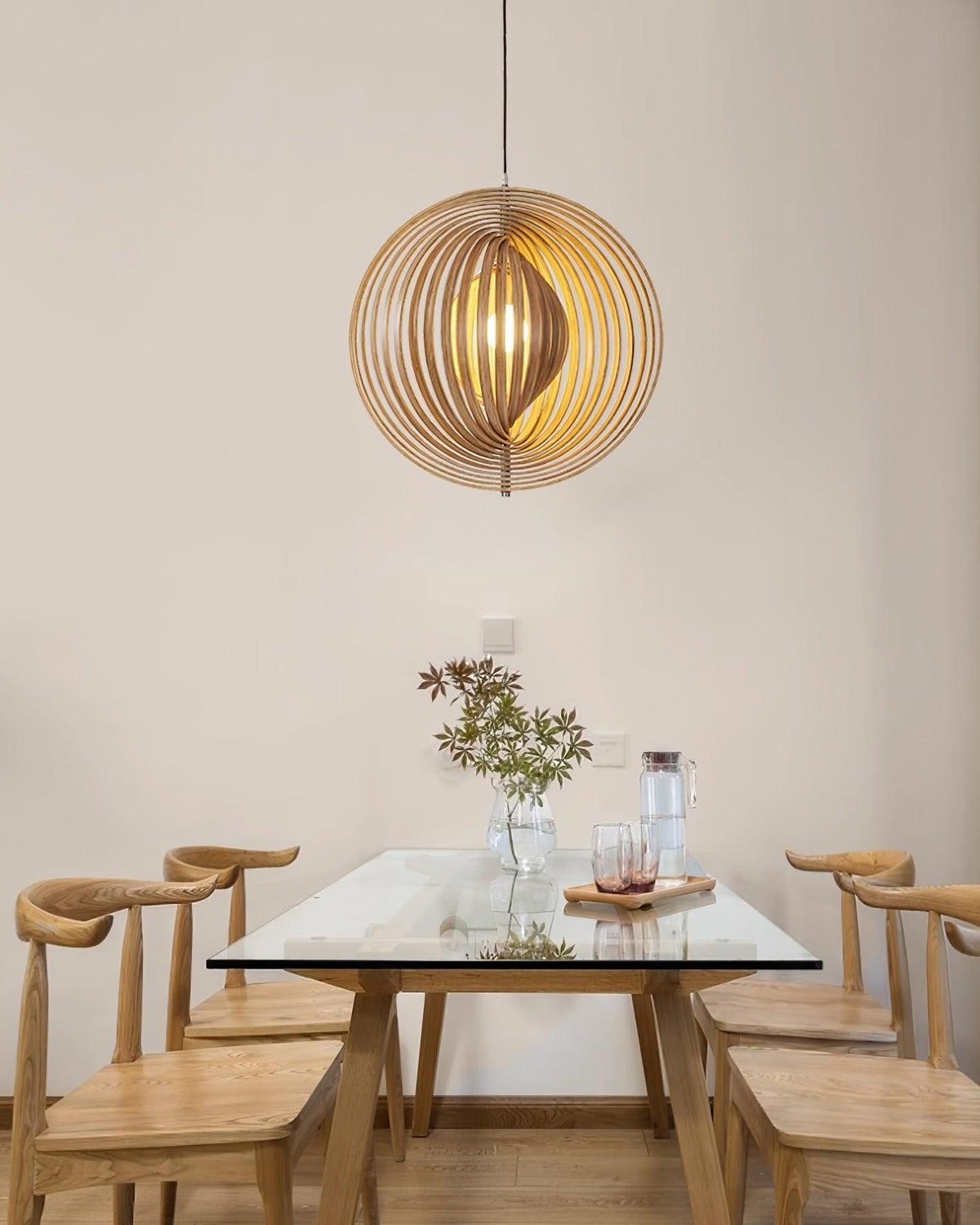 Jardenbrook Wood Pendant Light-Moonnatur