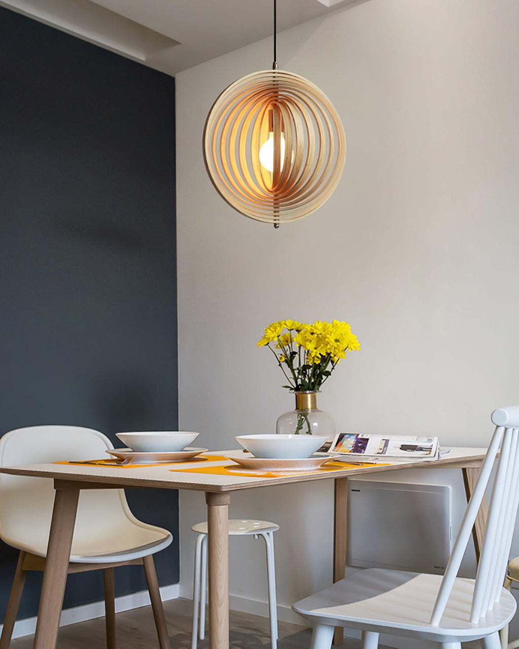 Jardenbrook Wood Pendant Light-Moonnatur