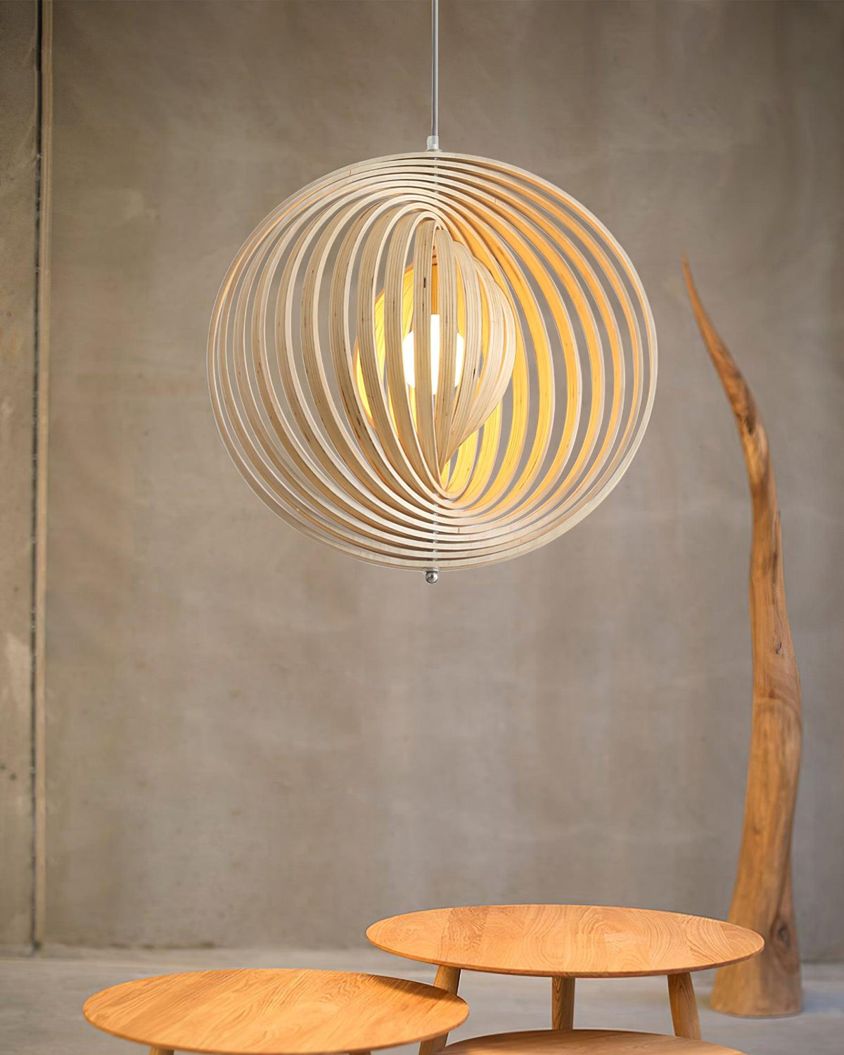Jardenbrook Wood Pendant Light-Moonnatur