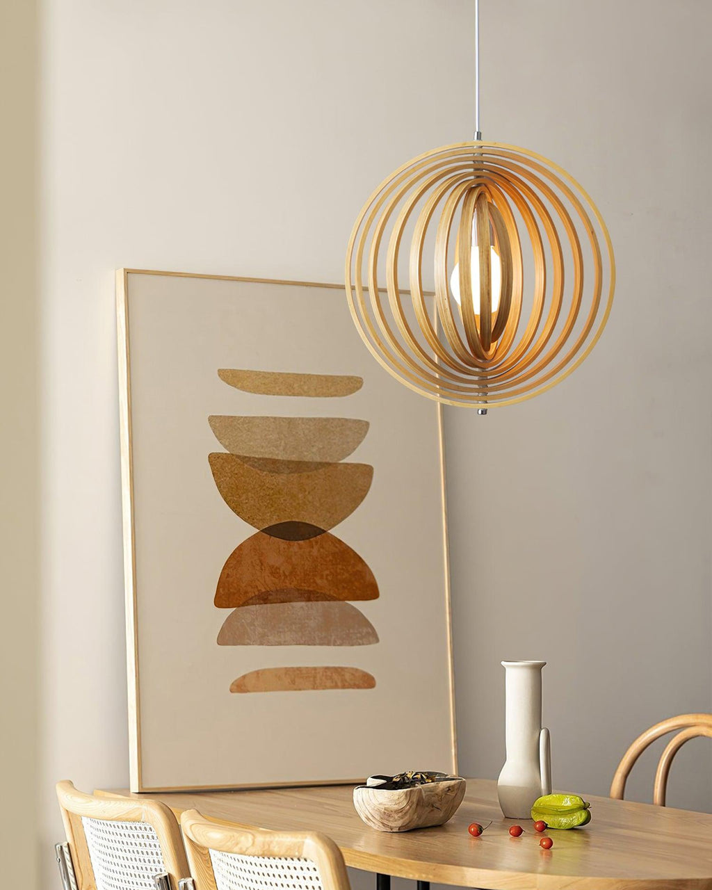 Jardenbrook Wood Pendant Light-Moonnatur