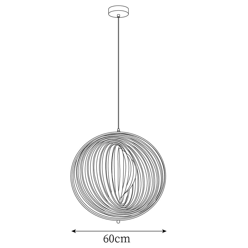 Jardenbrook Wood Pendant Light-Moonnatur