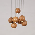 Calderose Wood Pendant Light-Moonnatur