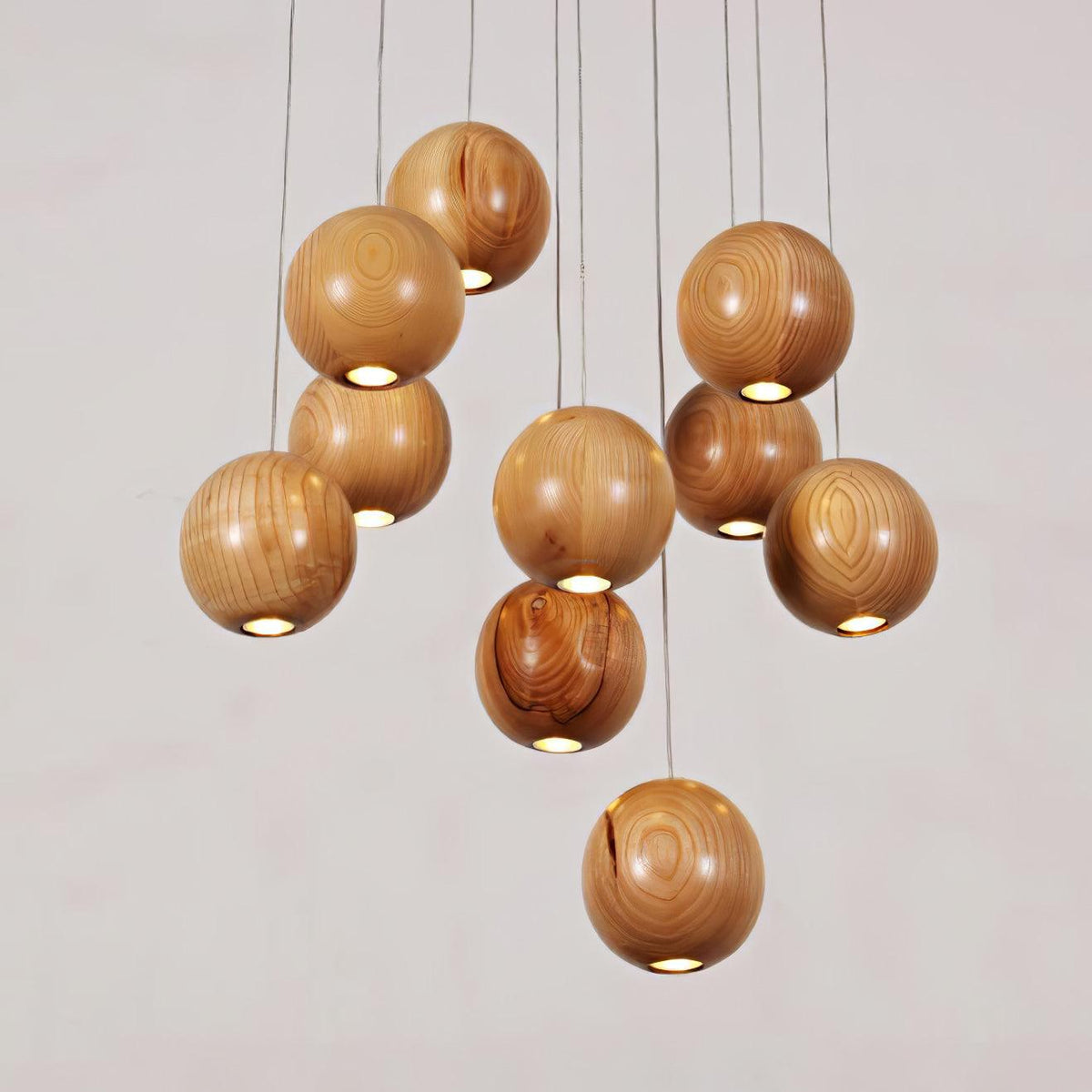Calderose Wood Pendant Light-Moonnatur