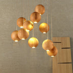 Calderose Wood Pendant Light-Moonnatur