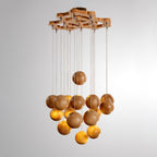 Calderose Wood Pendant Light-Moonnatur