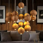 Calderose Wood Pendant Light-Moonnatur
